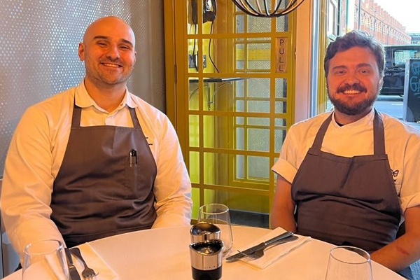Executive Chef Manuele Bazzoni, and Head Chef Girolamo de Gennaro